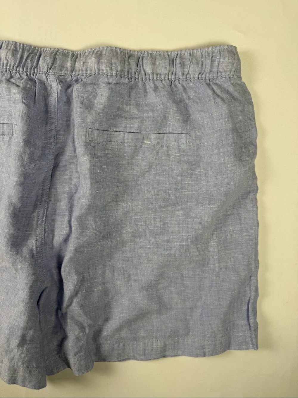 C&C California Chambray Drawstring Shorts in Light Blue - Perfect XL